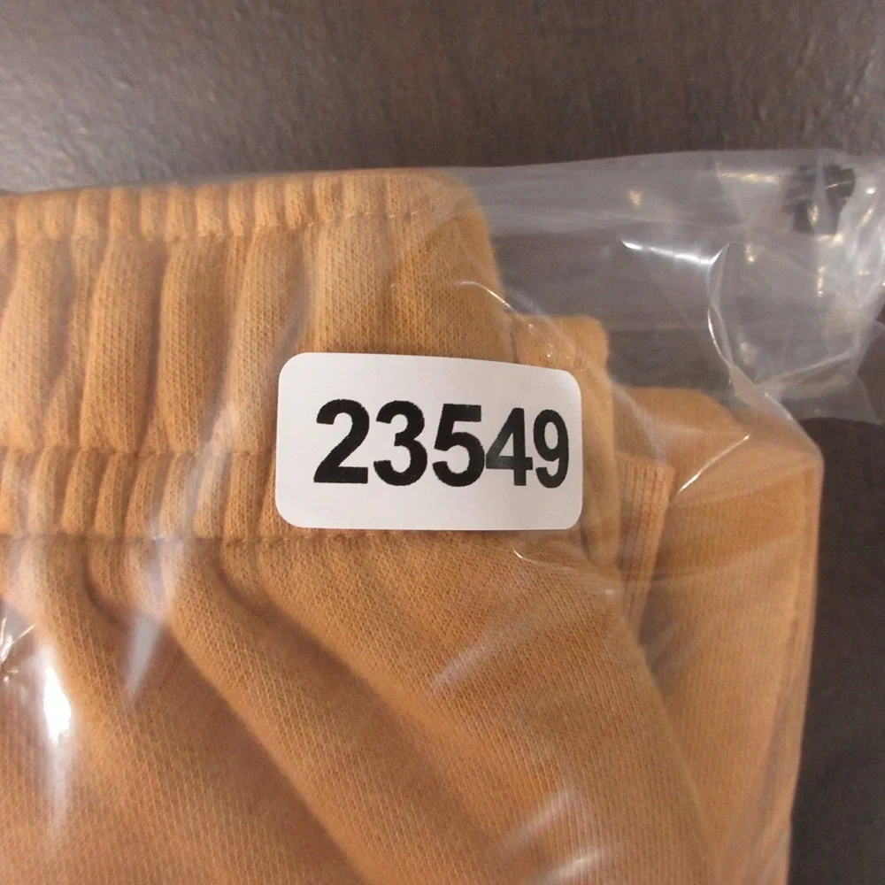 Nike Sweatpants Mens Small Tan Sportswear Club Fleece Comfort Casual Logo Jogger